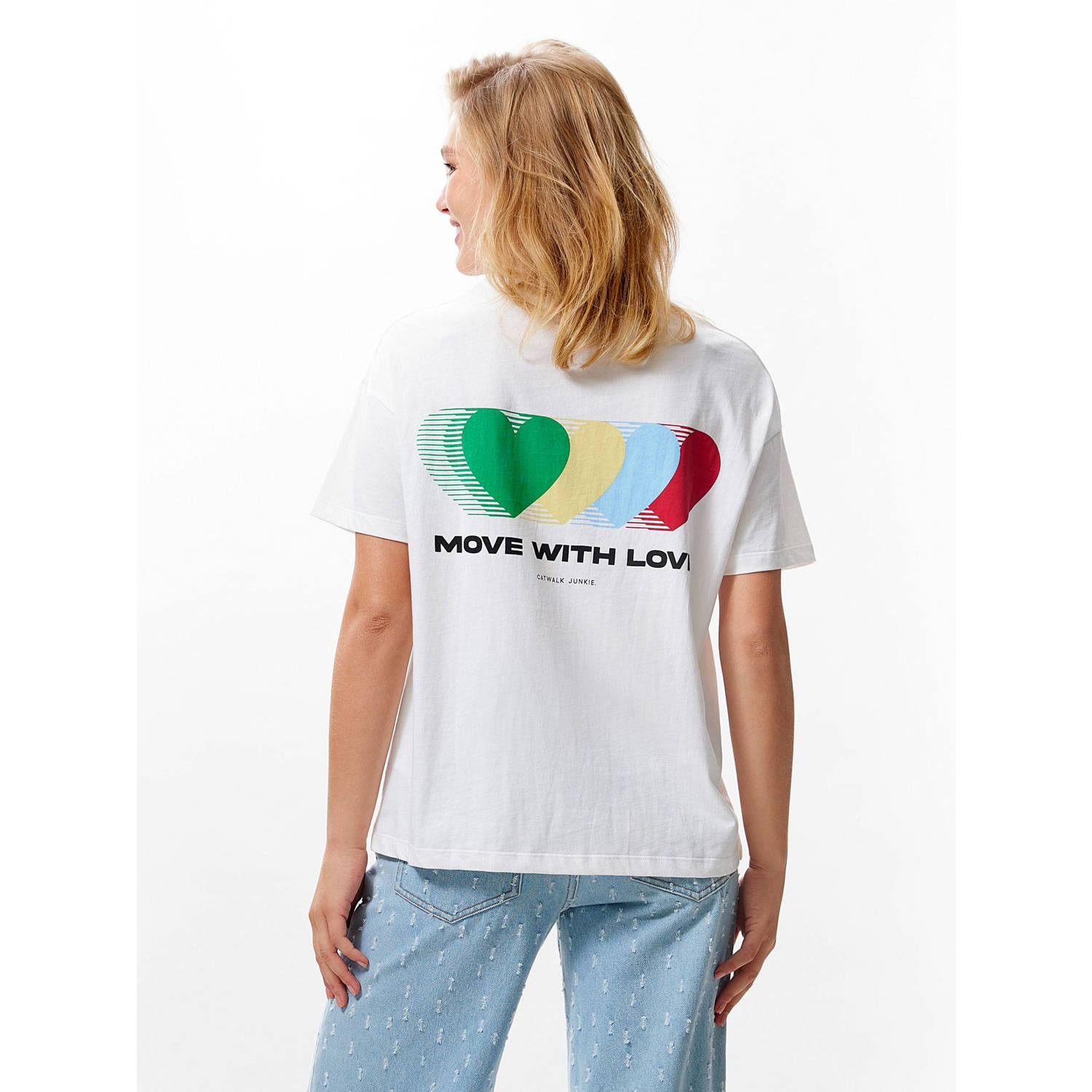 Catwalk Junkie T-shirt wit