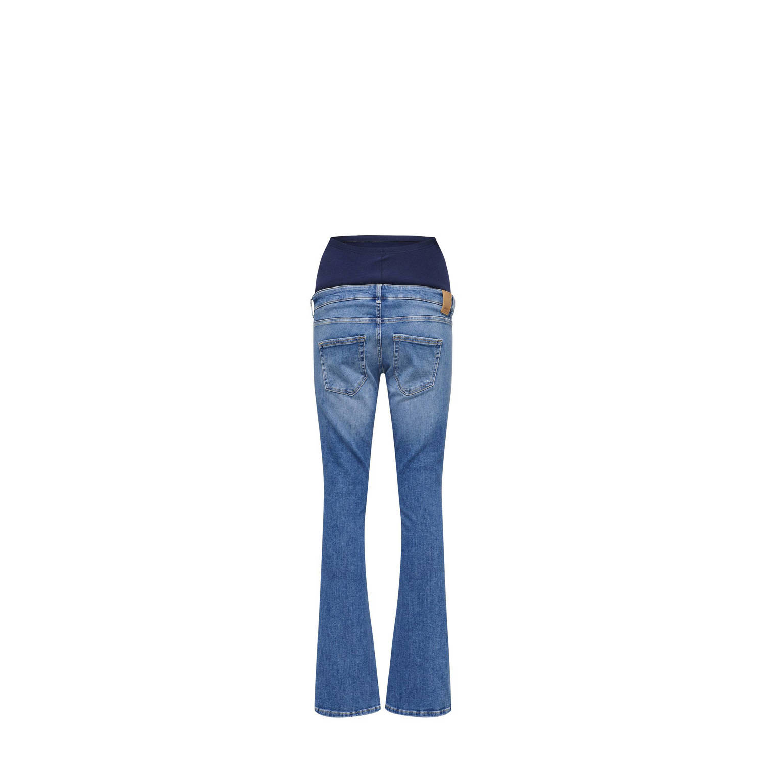 ONLY MATERNITY high waist zwangerschapskleding flared jeans medium blue denim