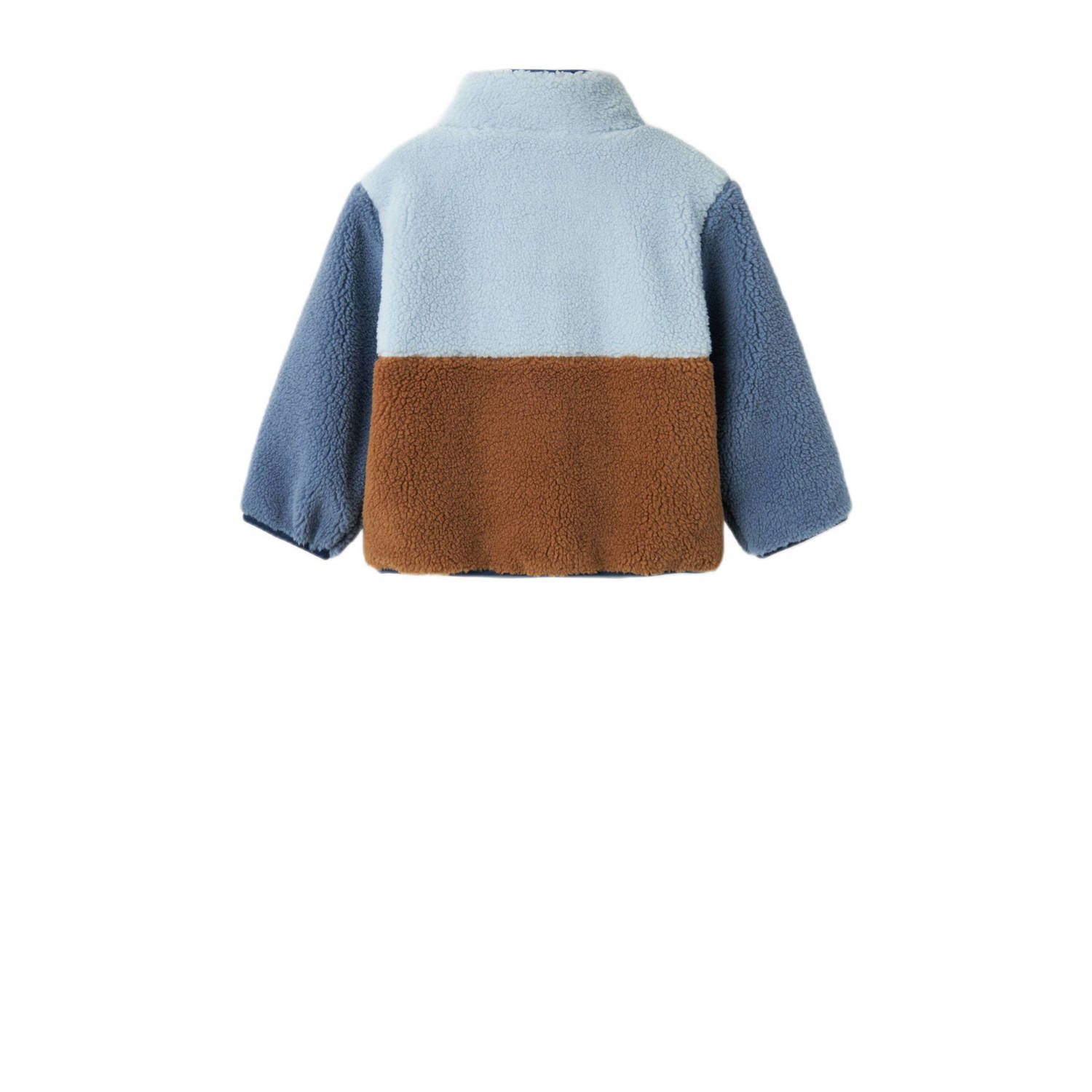 NAME IT MINI teddy jas blauw