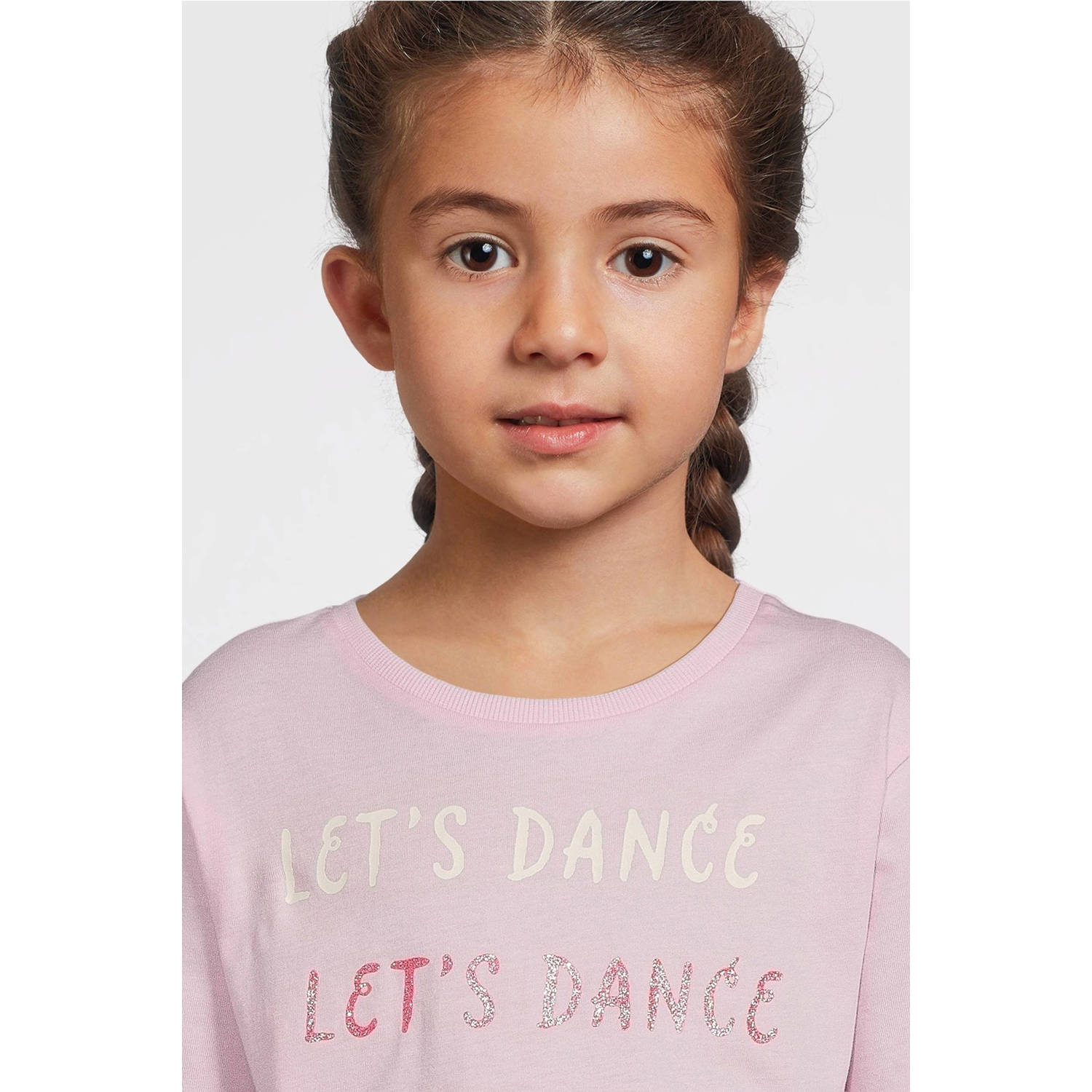 NAME IT KIDS T-shirt lichtroze
