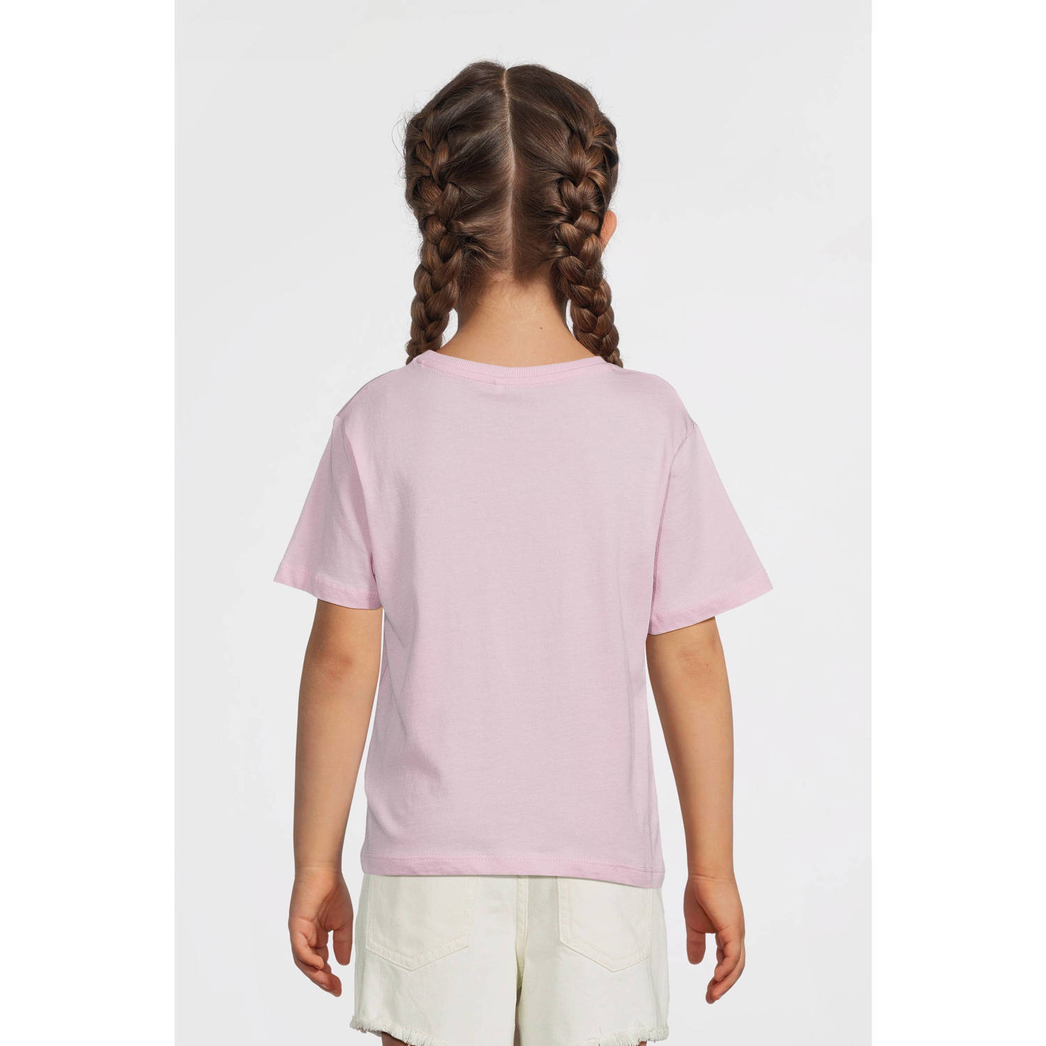 NAME IT KIDS T-shirt lichtroze