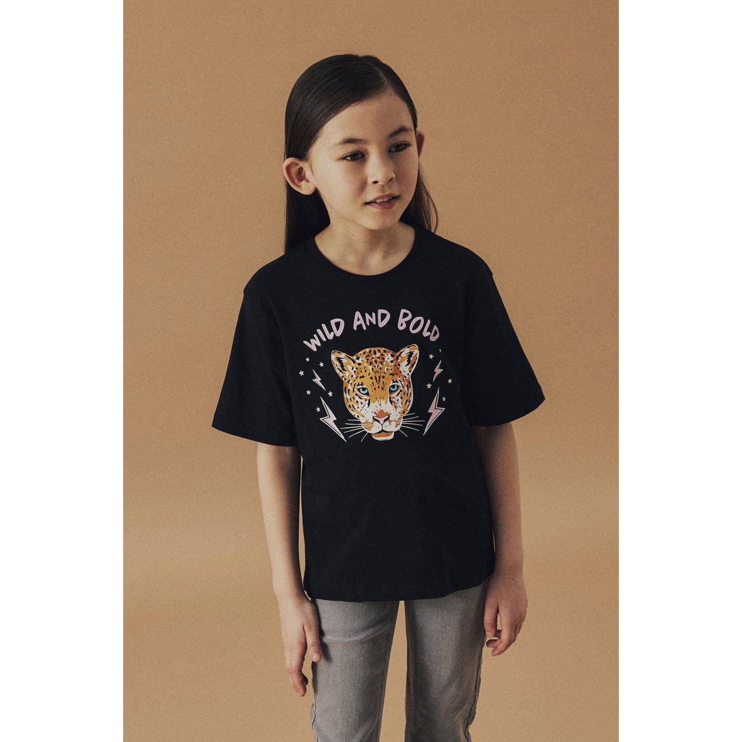 NAME IT KIDS T-shirt zwart