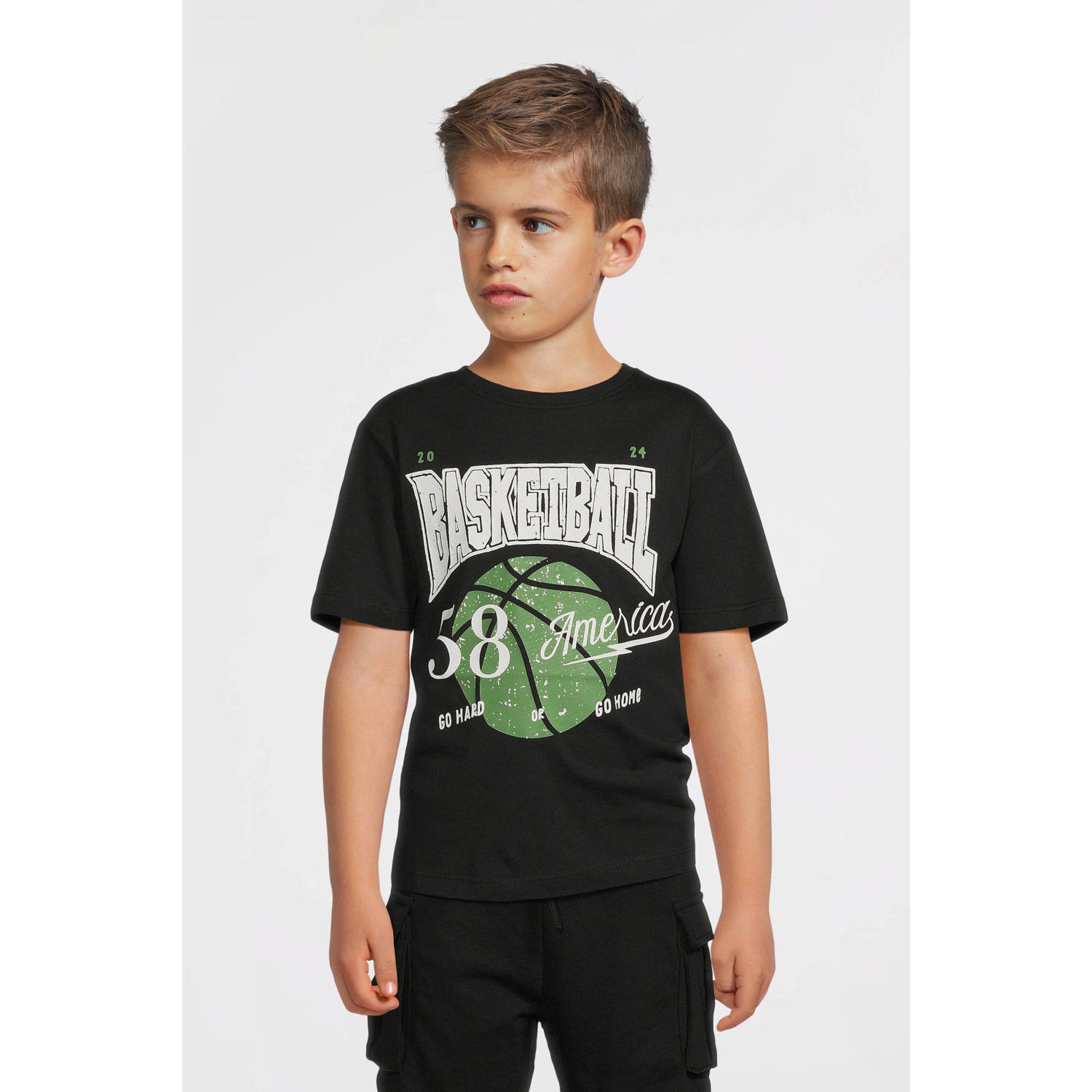 NAME IT KIDS T-shirt zwart