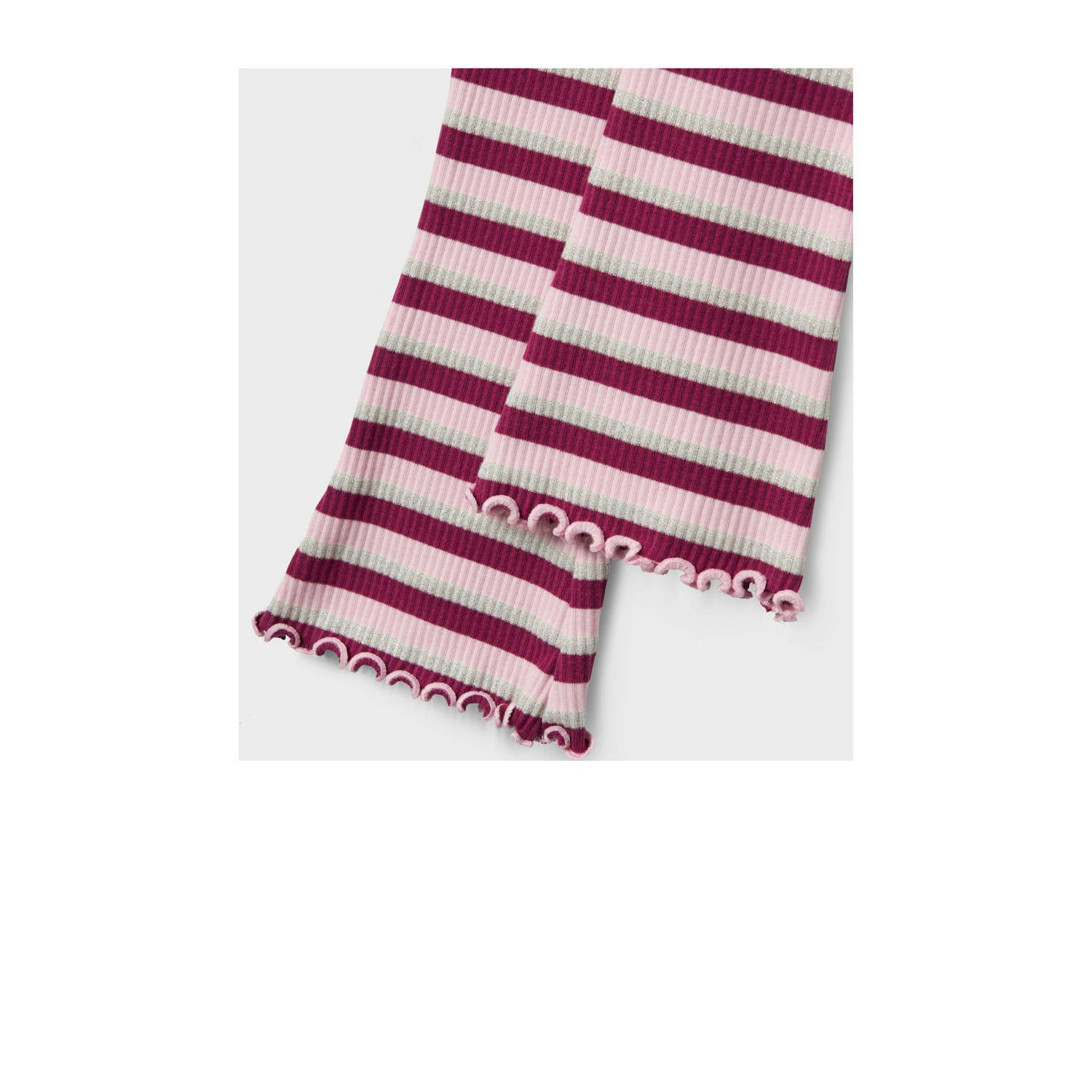NAME IT MINI bootcut casual broek roze