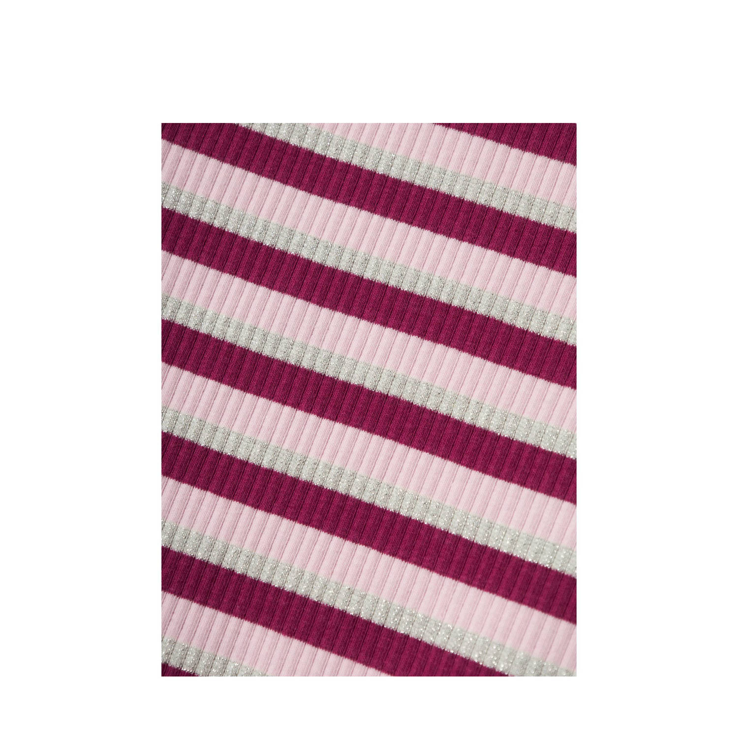 NAME IT MINI longsleeve roze rib gebreid