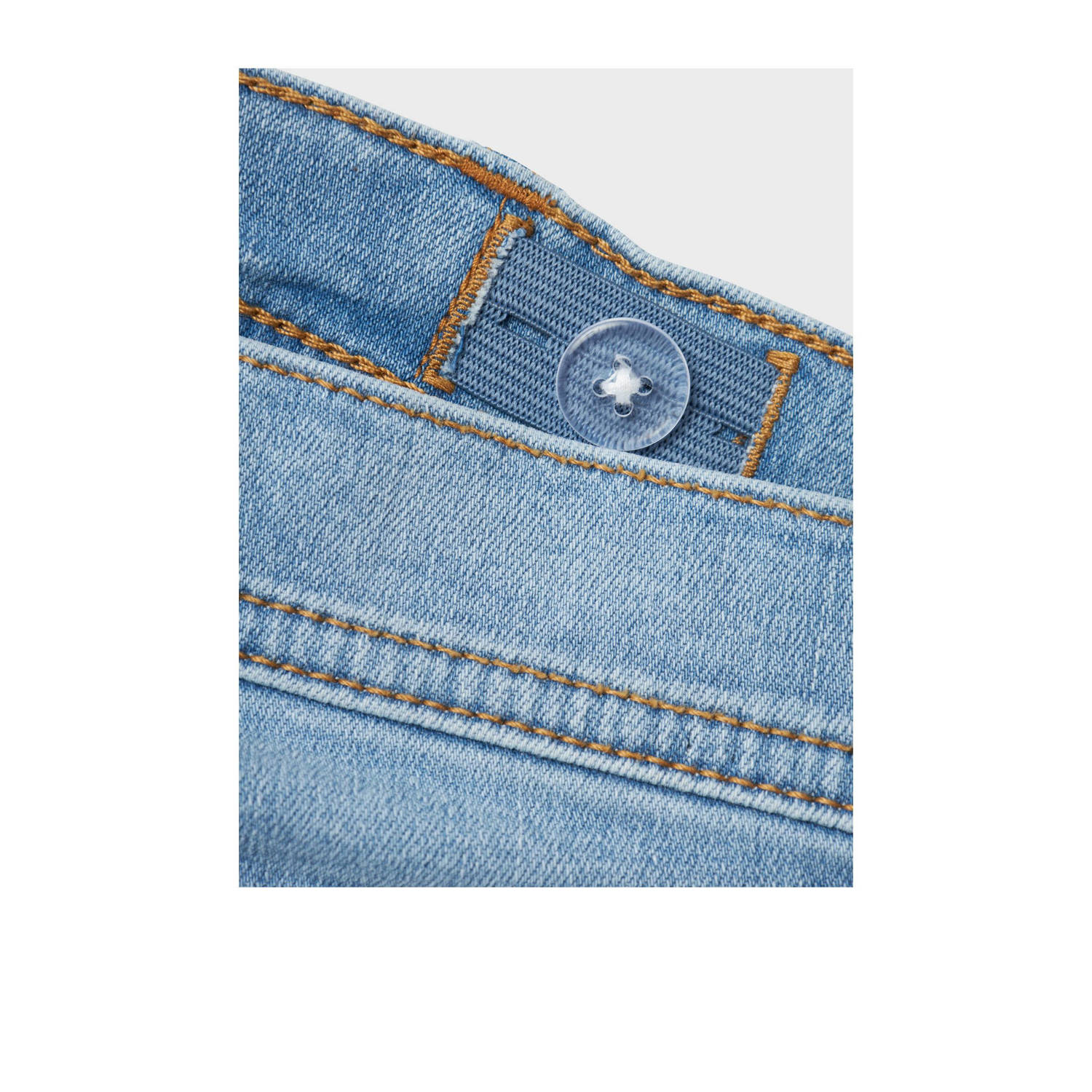 NAME IT KIDS wide leg jeans light blue denim