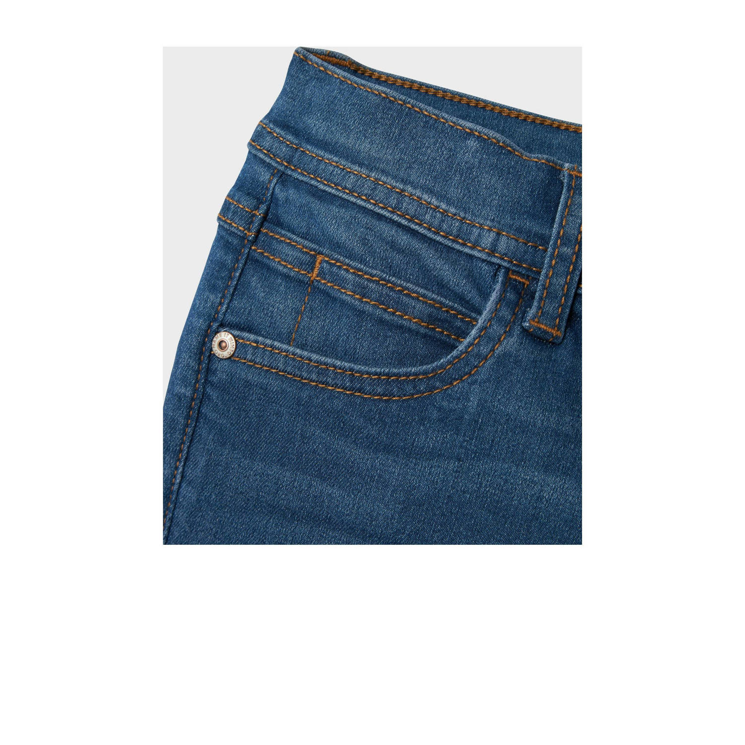 NAME IT KIDS slim fit jeans dark blue denim