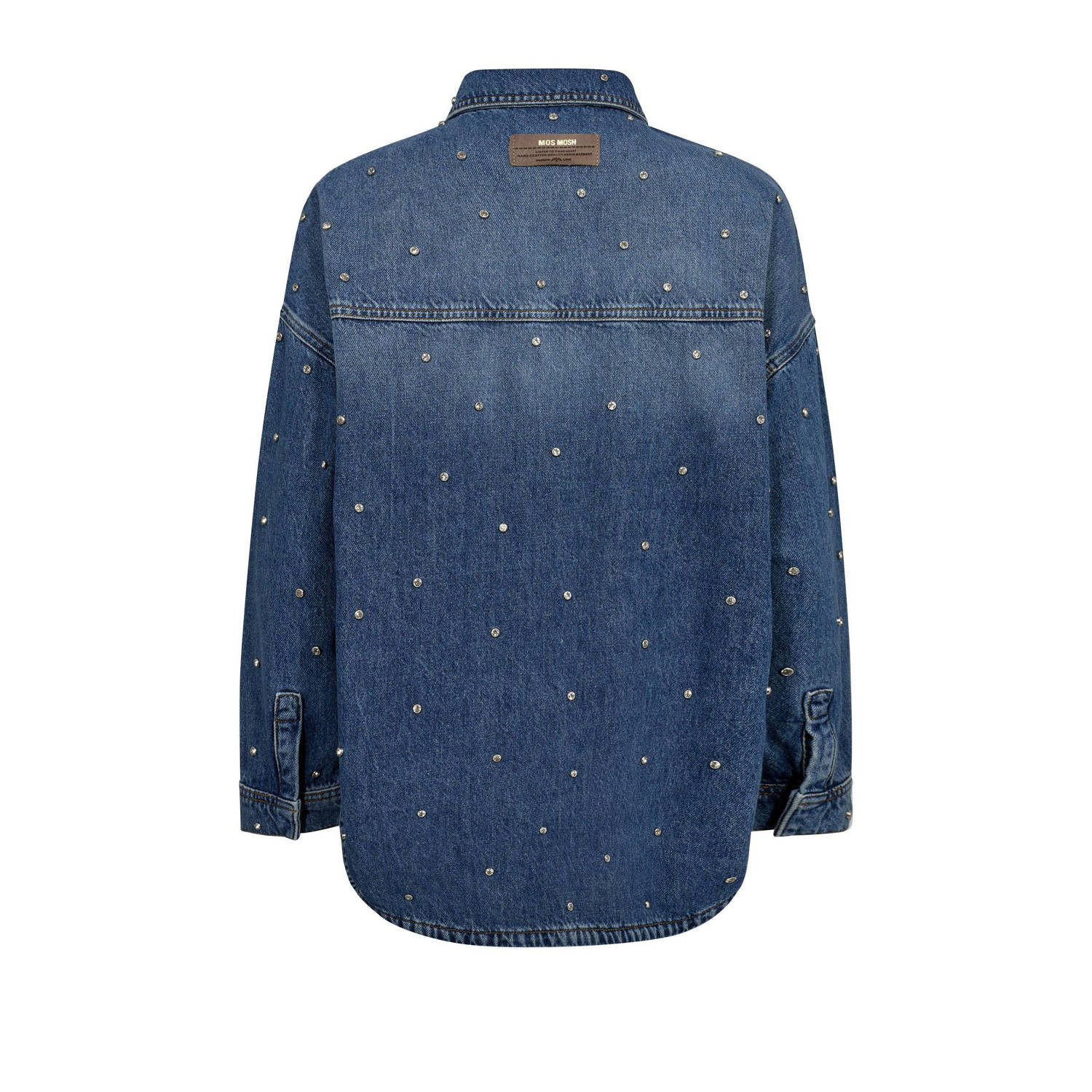 Mos Mosh blouse medium blue denim