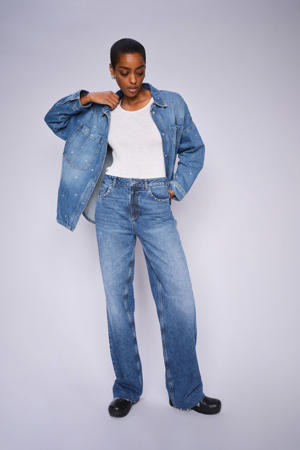 blouse medium blue denim