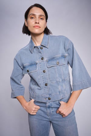 spijkerjas medium blue denim