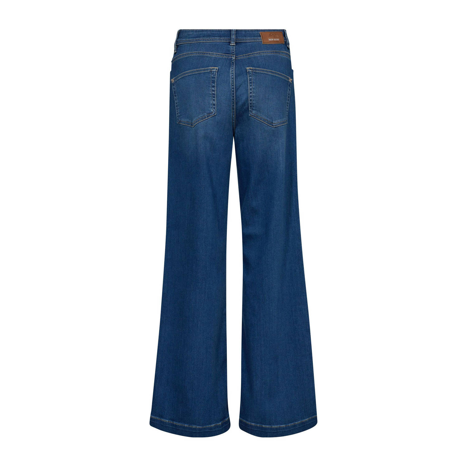 Mos Mosh high waist flared jeans medium blue denim
