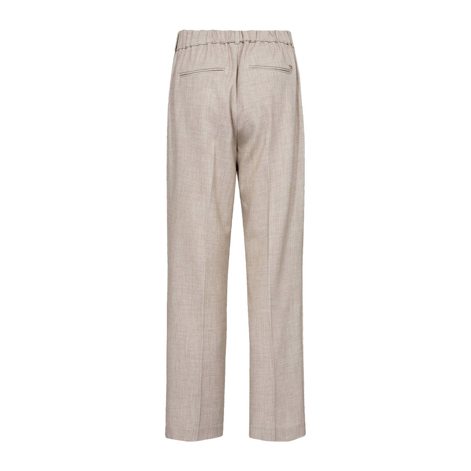 Mos Mosh straight high waist pantalon beige
