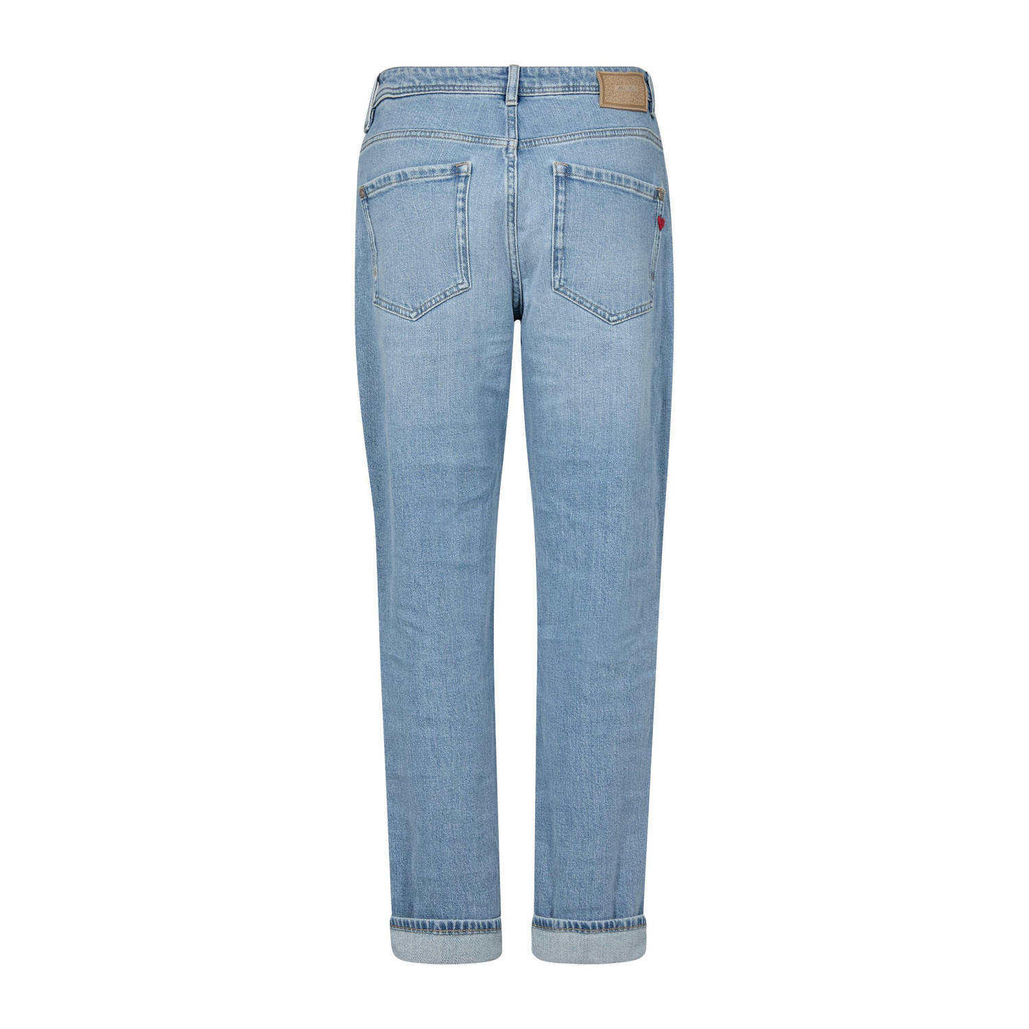Mos Mosh regular waist slim fit jeans light blue denim