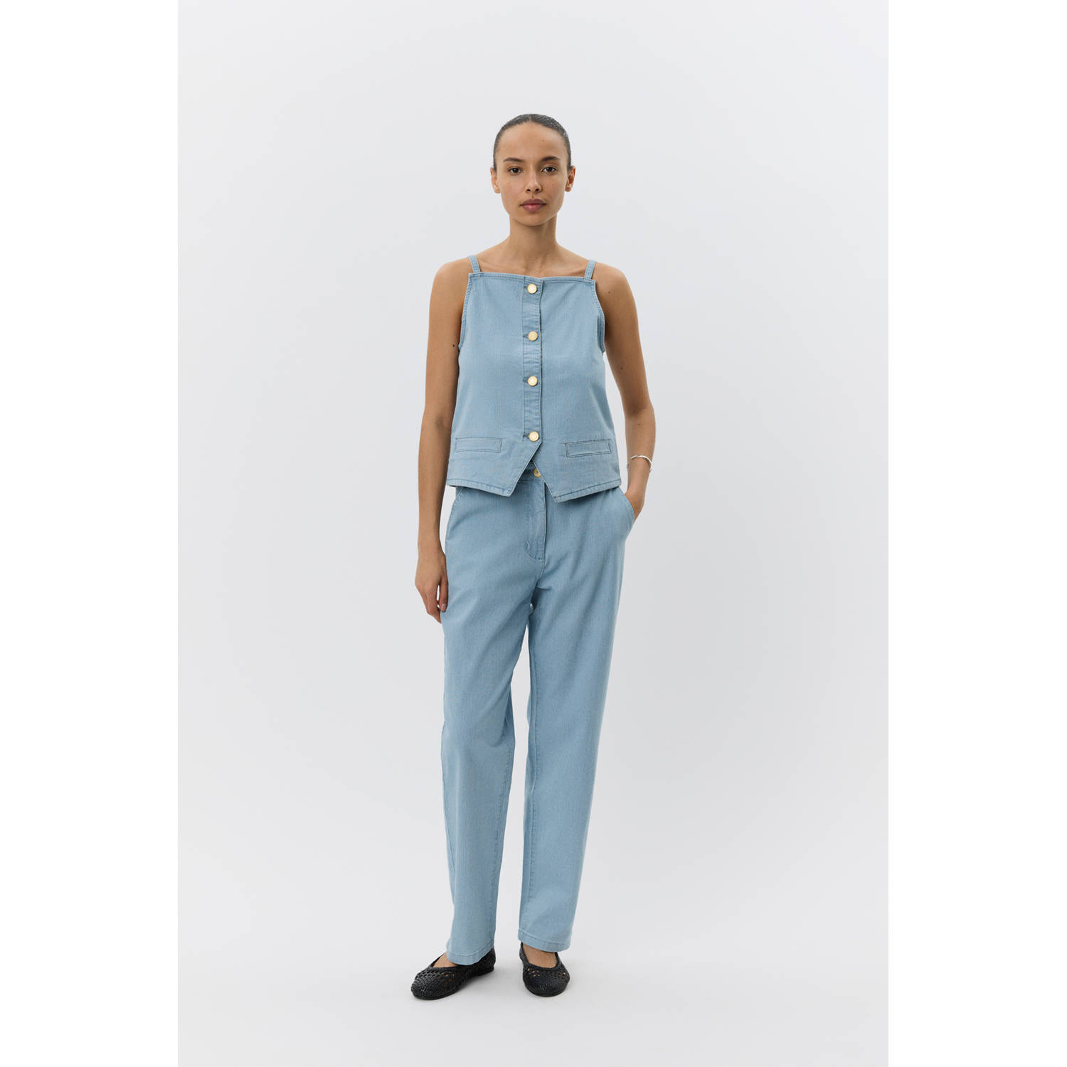 Sofie Schnoor top light blue denim