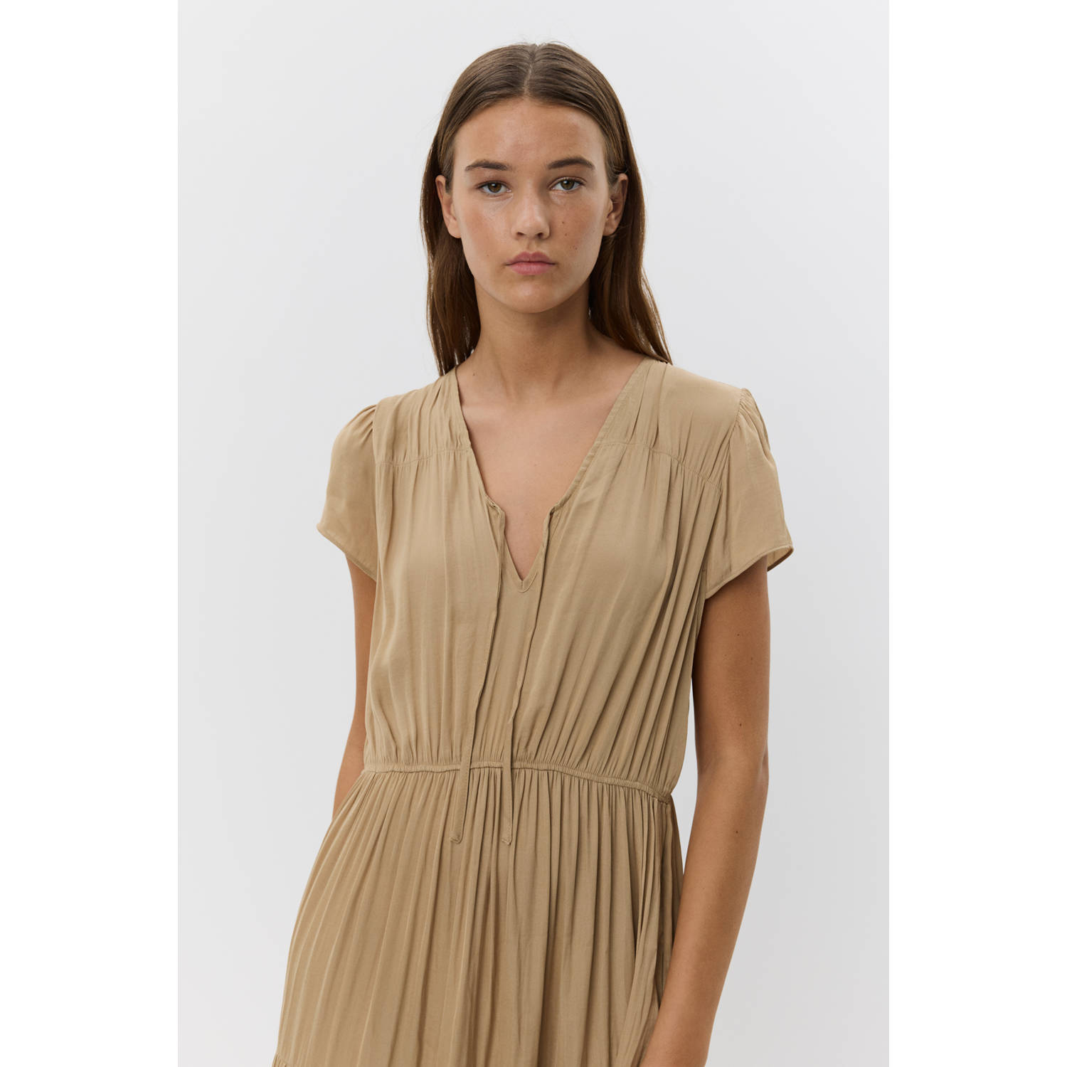 Sofie Schnoor midi jurk kaki
