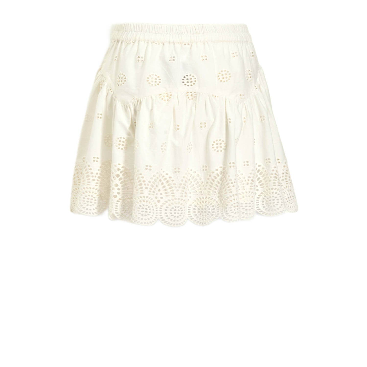 Sofie Schnoor korte rok broderie ecru