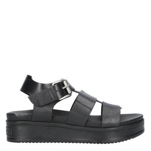 Maro Bold  leren sandalen zwart