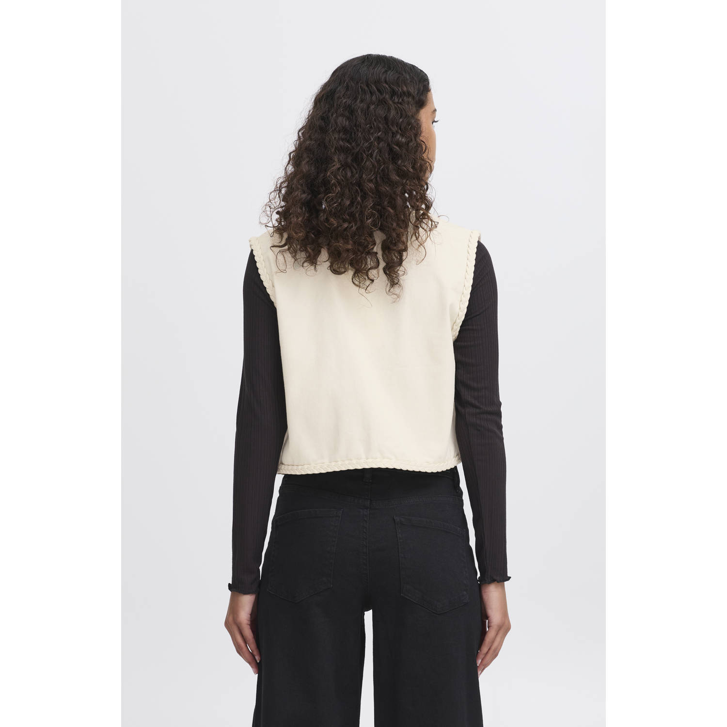 ICHI gilet ecru
