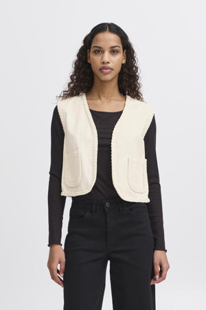 gilet ecru