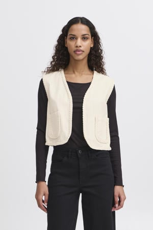 gilet ecru