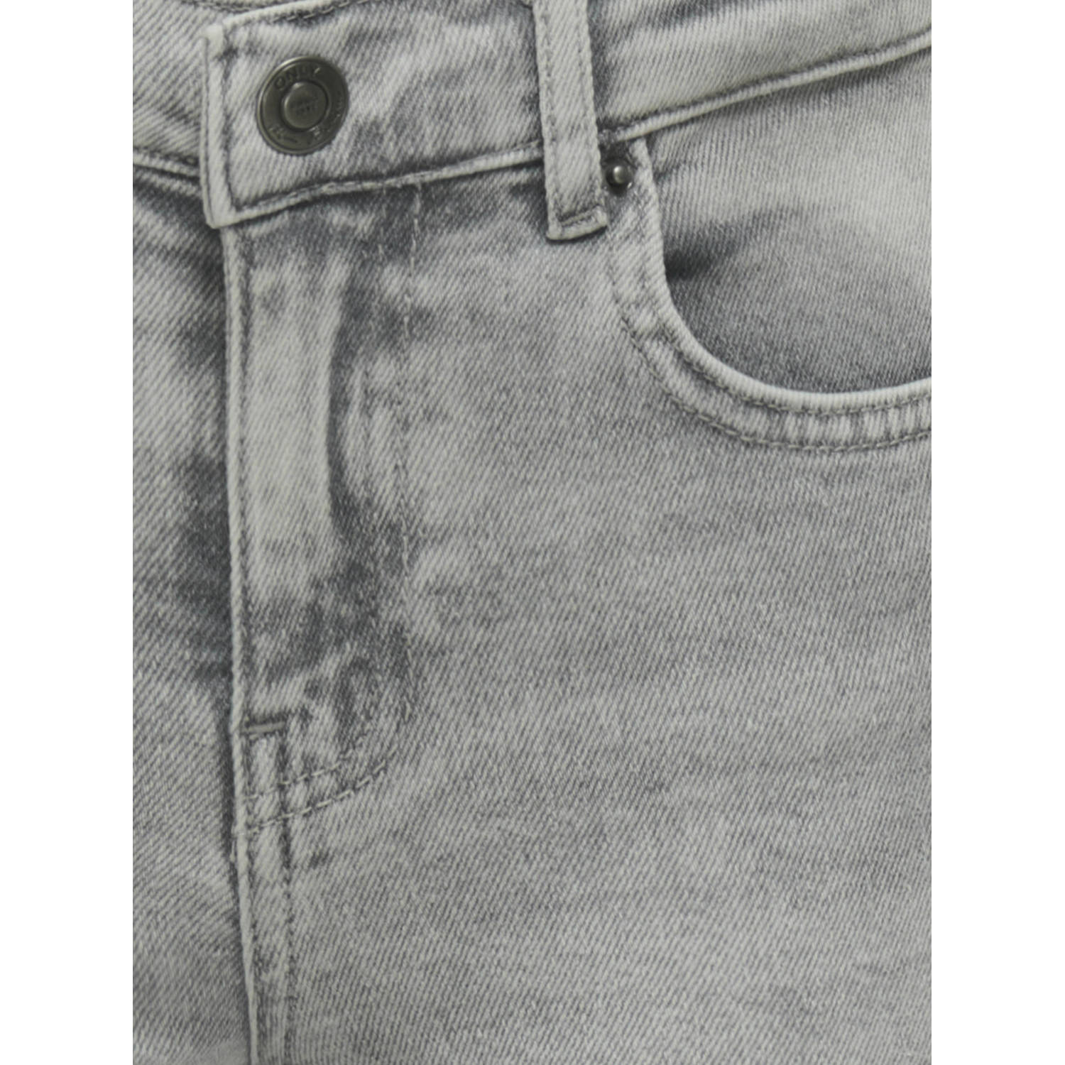 ONLY KIDS GIRL wide leg high waist jeans grey denim