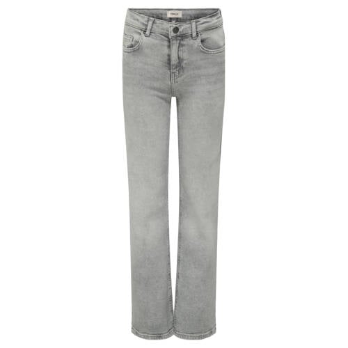KIDS ONLY GIRL wide leg high waist jeans grey denim afbeelding