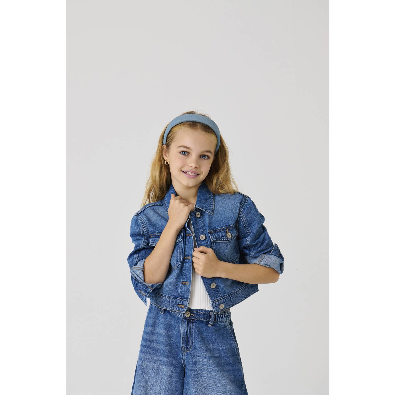 ONLY KIDS GIRL spijkerjas medium blue denim