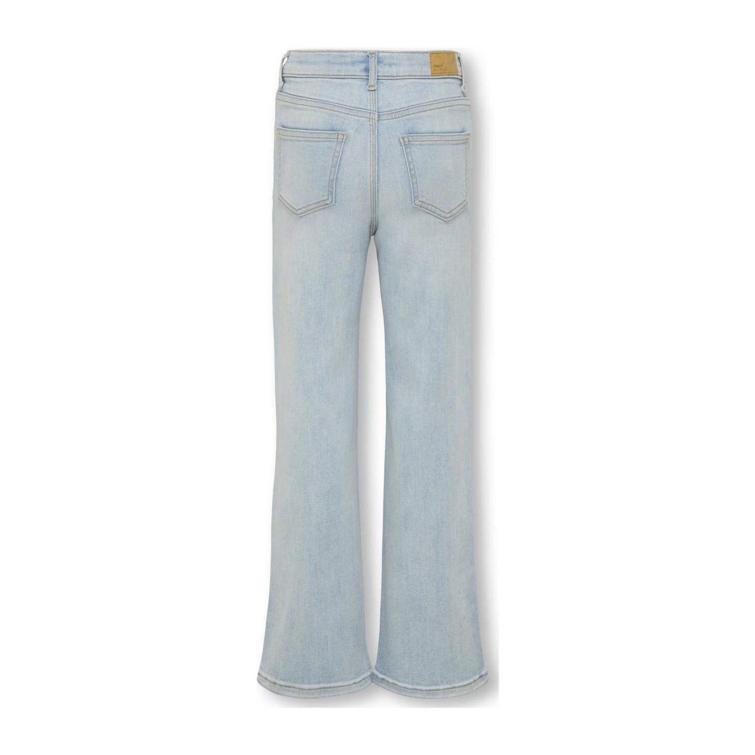 ONLY KIDS GIRL wide leg jeans light blue denim