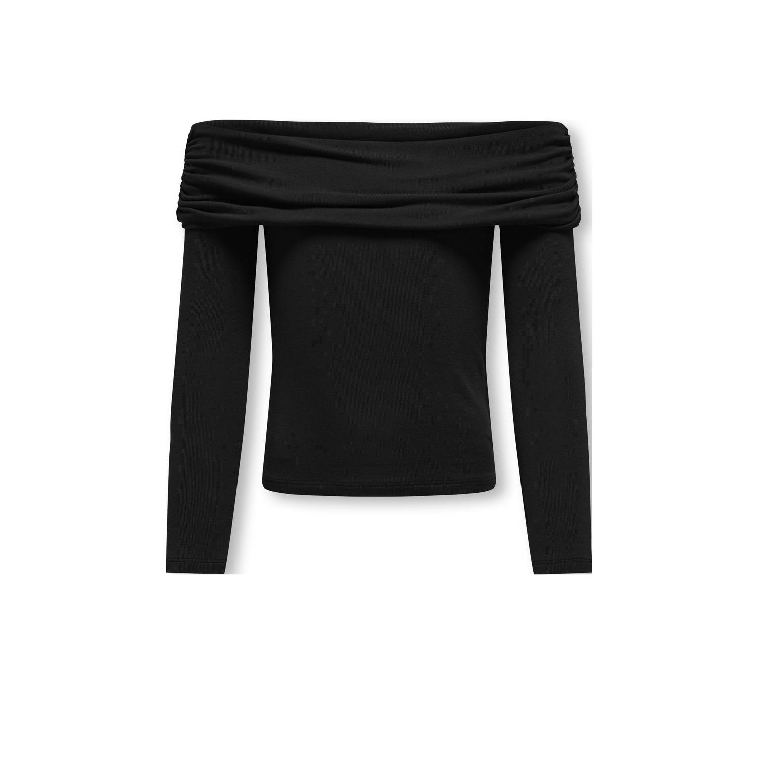 ONLY KIDS GIRL off shoulder top zwart