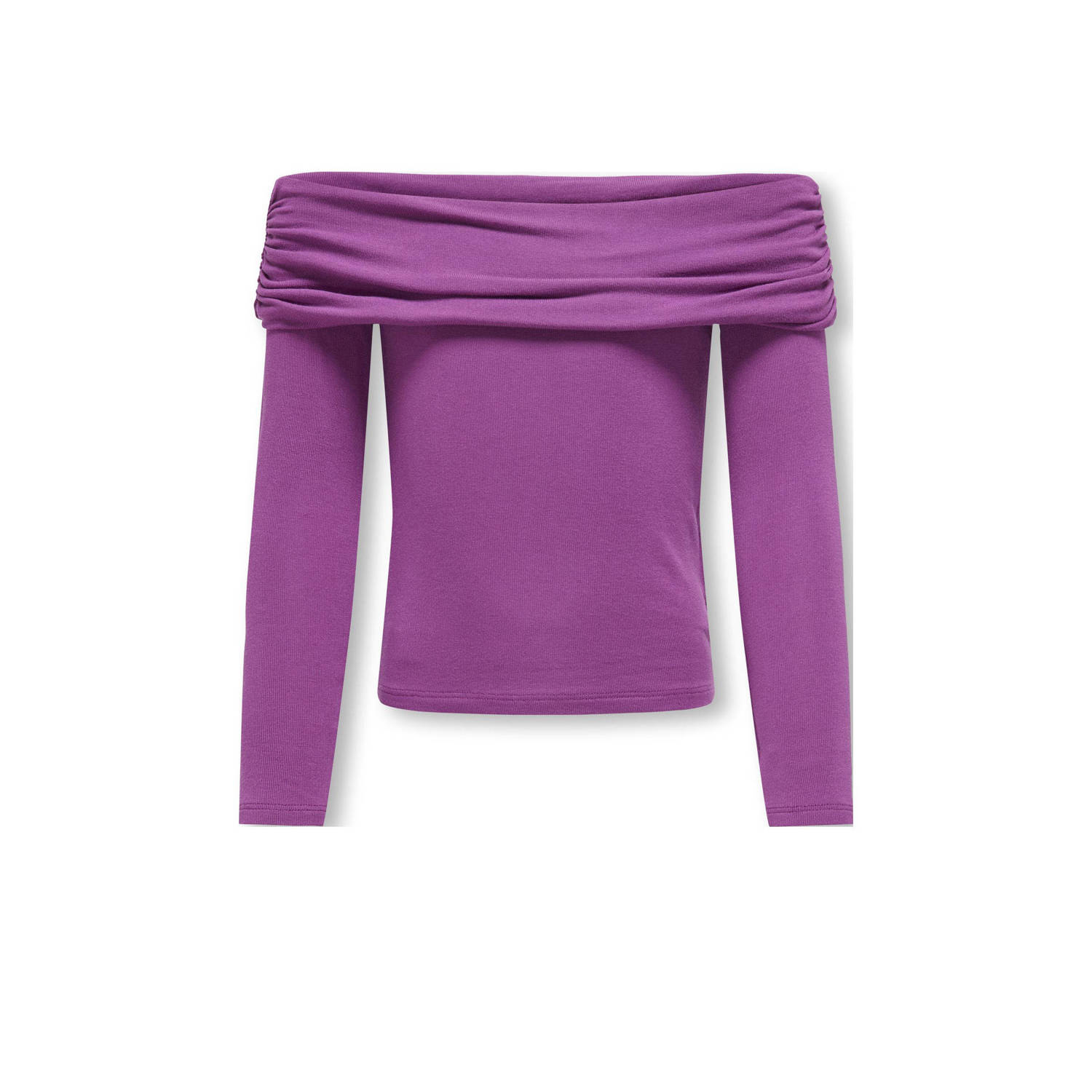 ONLY KIDS GIRL off shoulder top paars