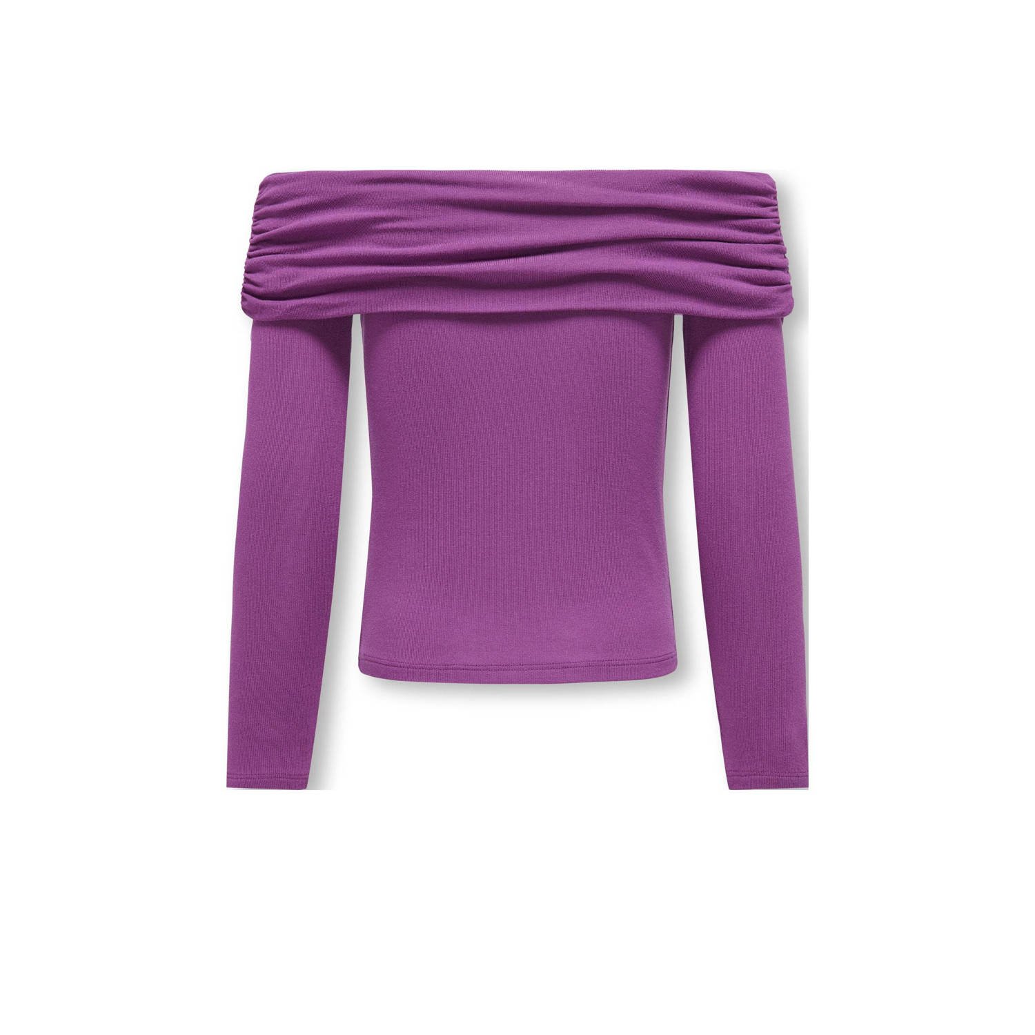 ONLY KIDS GIRL off shoulder top paars