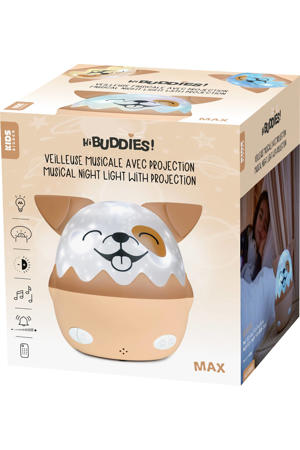 Hondje nachtlamp met projector en muziek