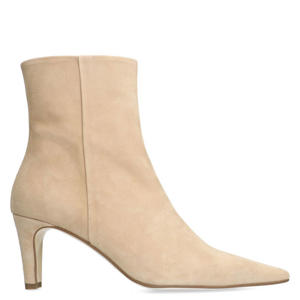 suède enkellaarzen beige