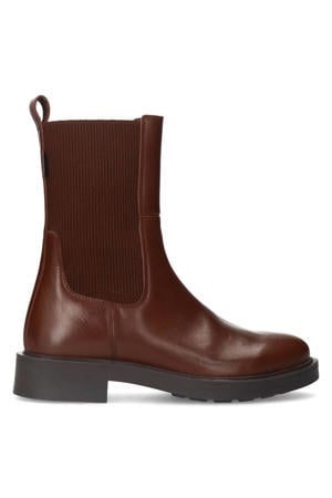 leren chelsea boots bruin