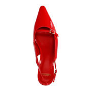 thumbnail: Manfield lakleren slingback pumps rood