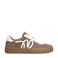 Manfield suède sneakers bruin