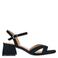 Manfield suède sandalettes zwart