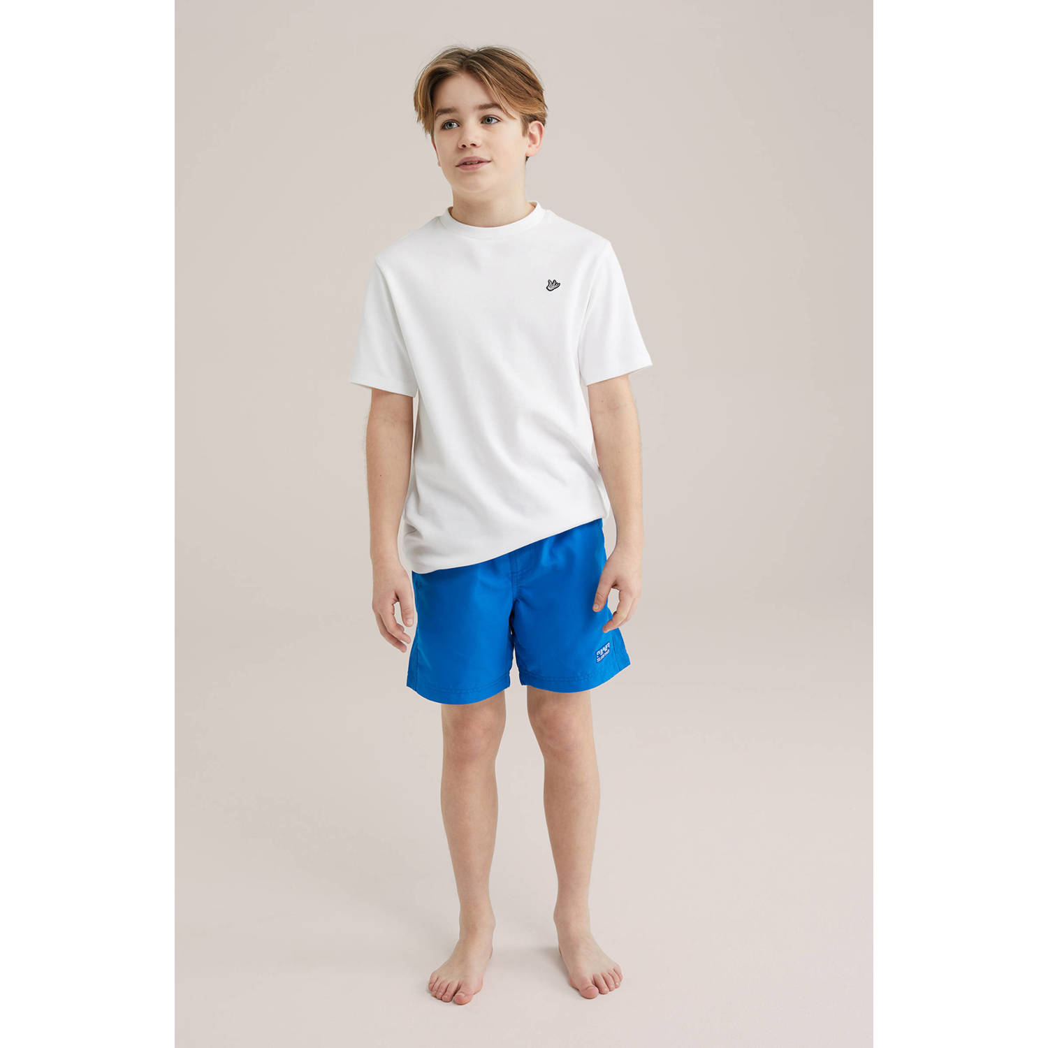 WE Fashion zwemshort blauw