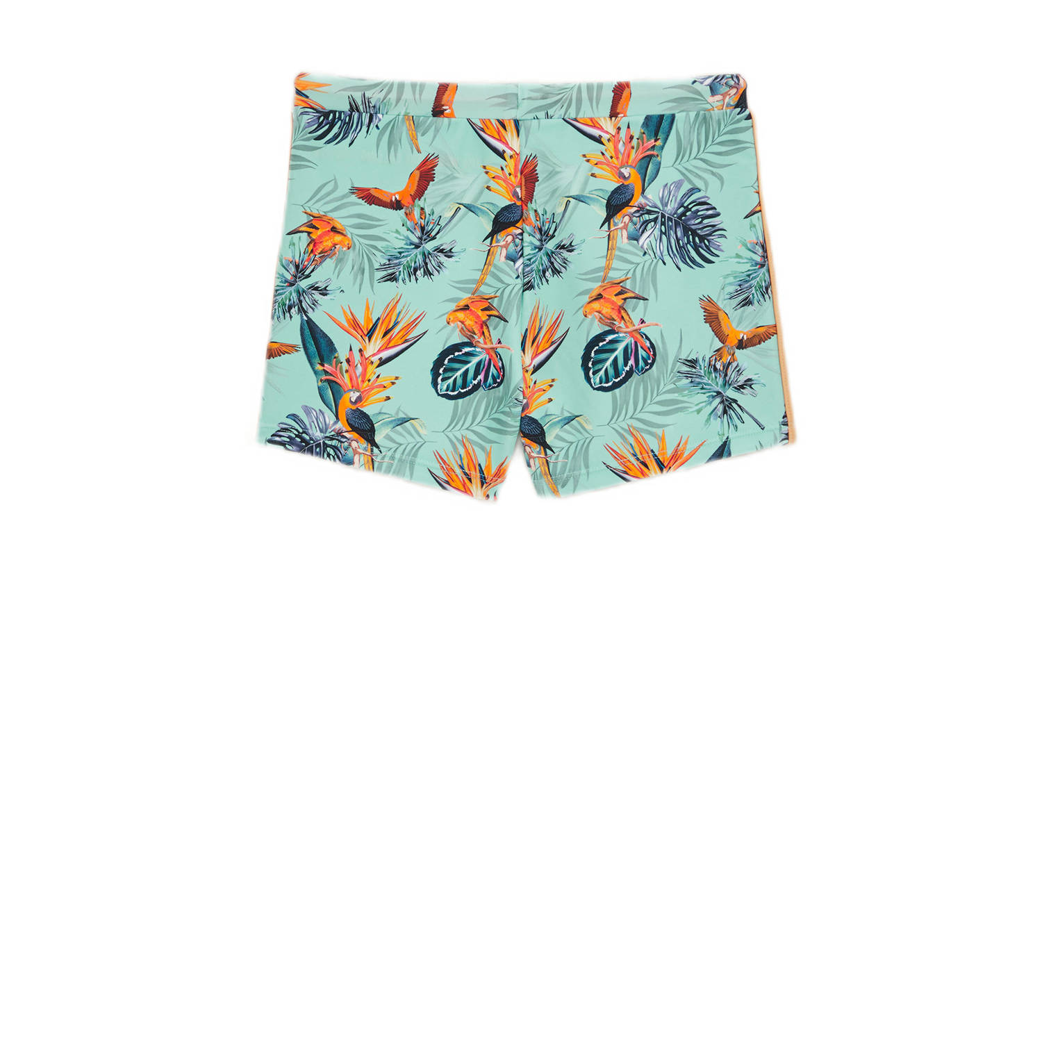 WE Fashion zwemboxer lichtblauw donkerblauw oranje