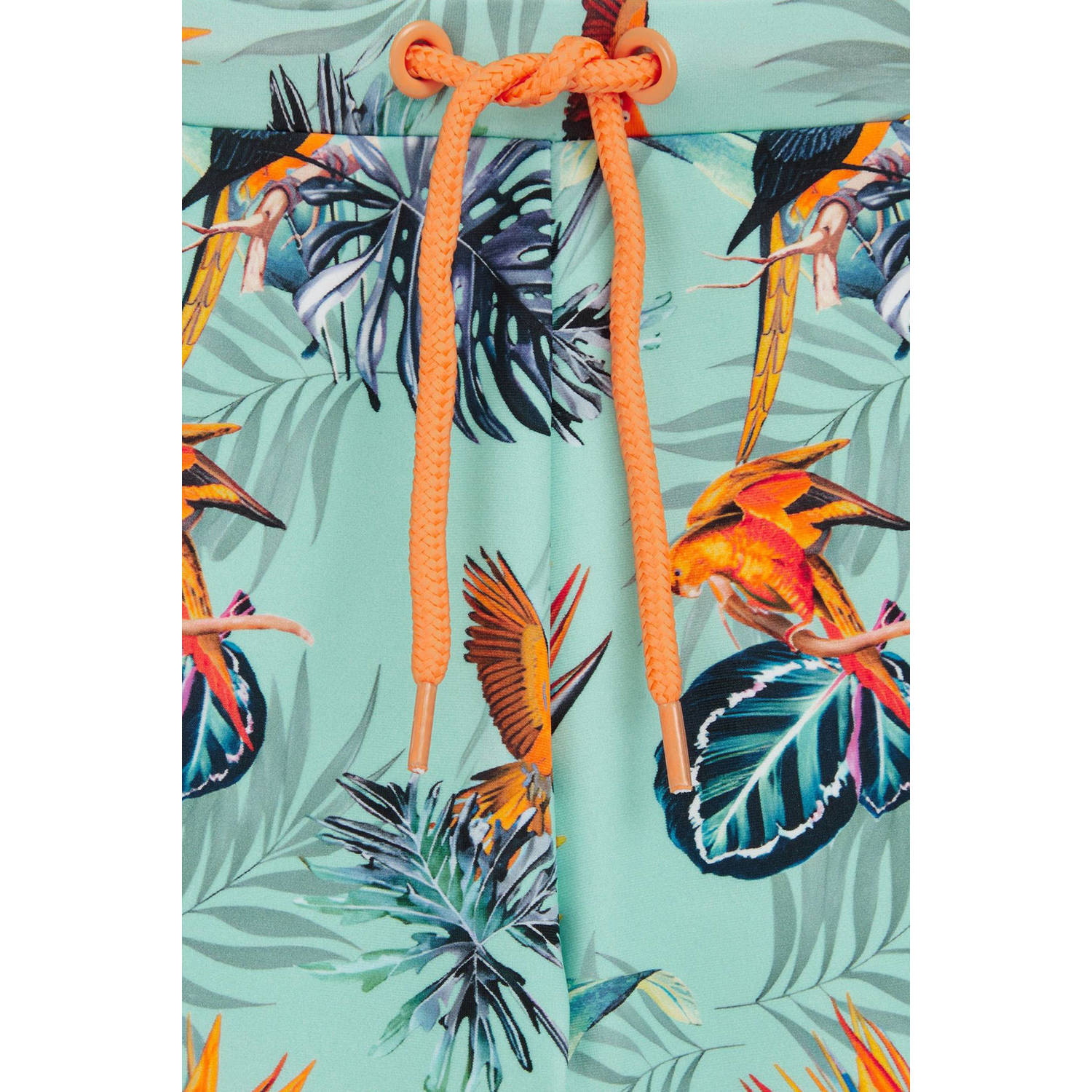 WE Fashion zwemboxer lichtblauw donkerblauw oranje
