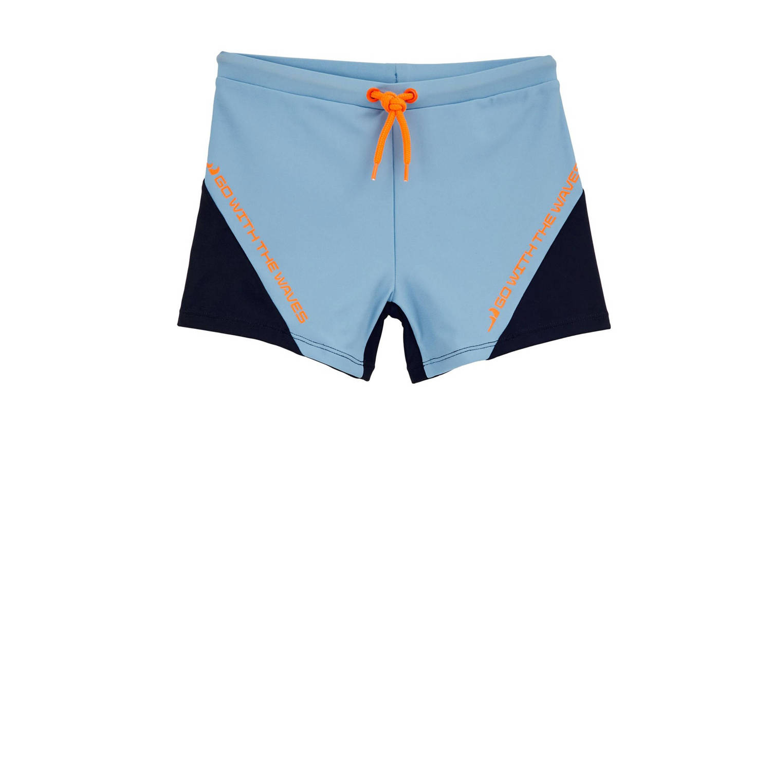 WE Fashion zwemboxer lichtblauw donkerblauw