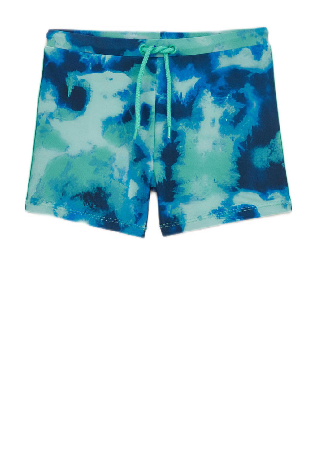 WE Fashion zwemboxer groen/blauw