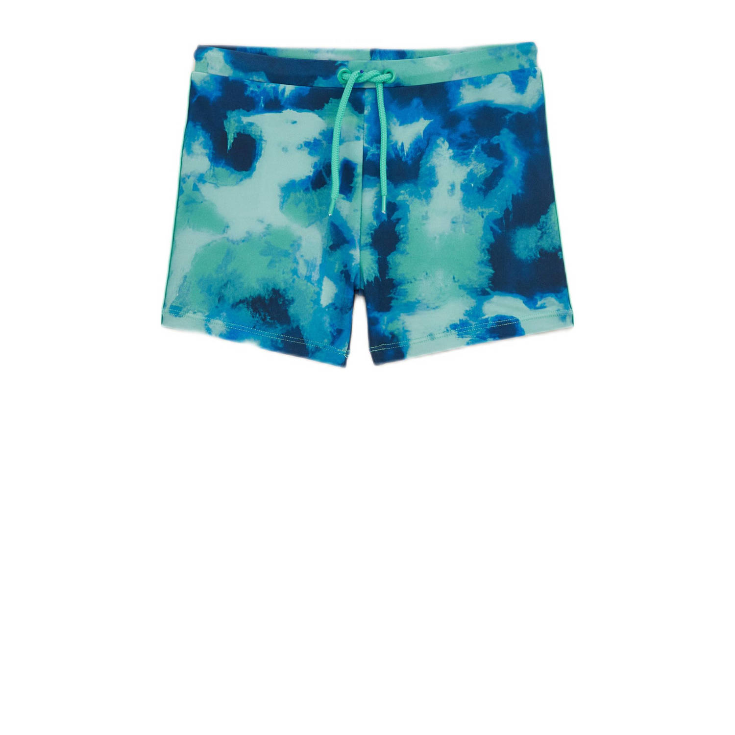 WE Fashion zwemboxer groen blauw