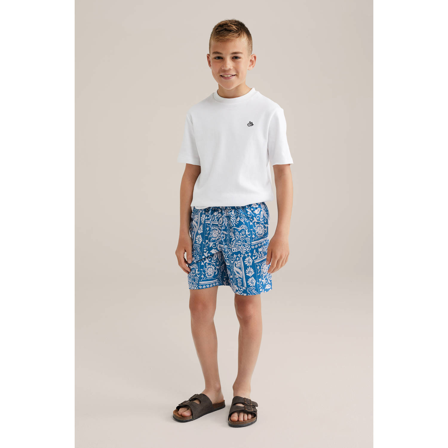WE Fashion zwemshort blauw