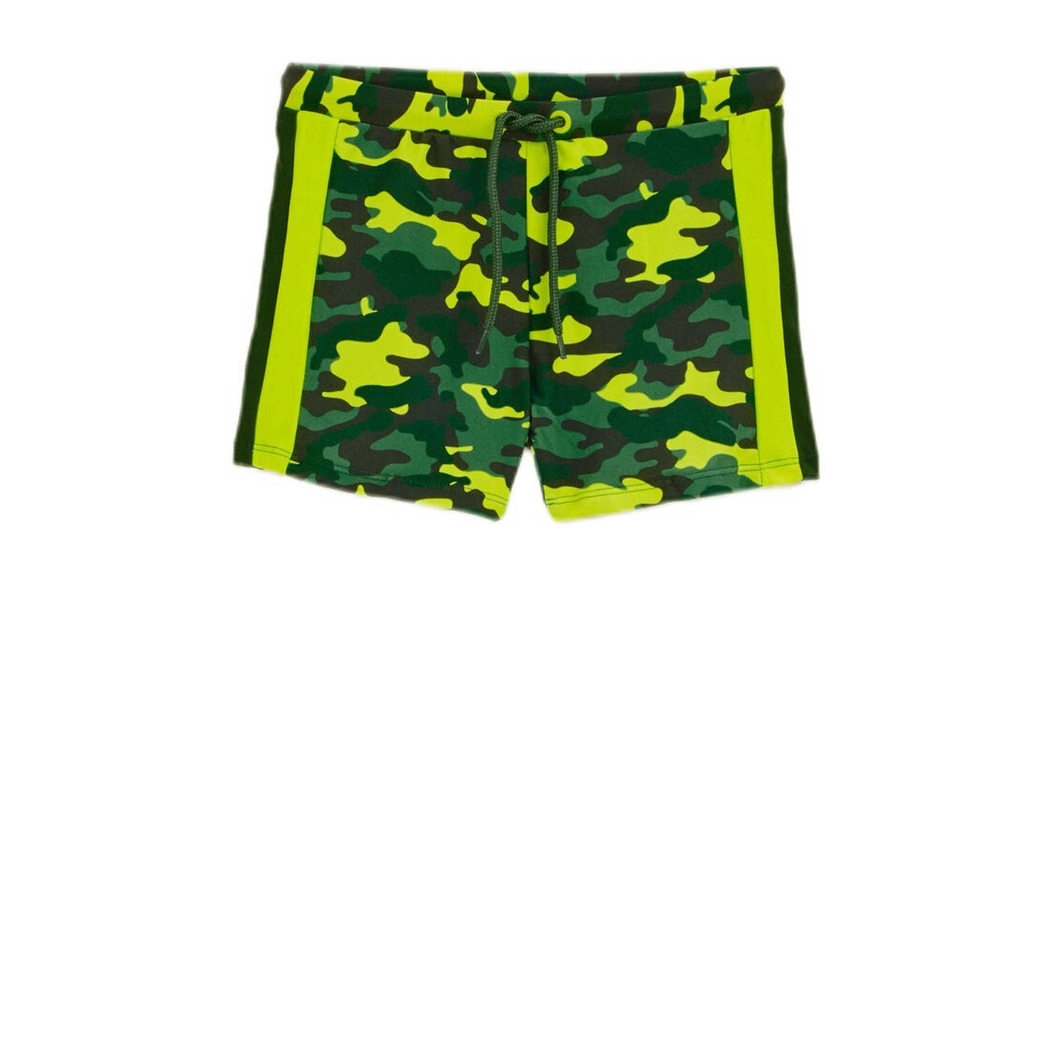 WE Fashion zwemboxer groen geel