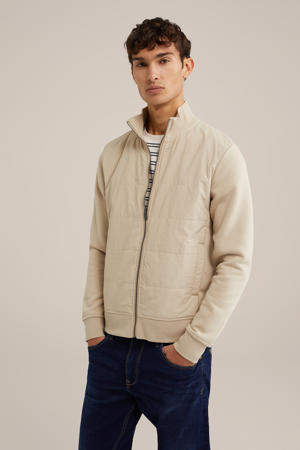 sweatvest beige
