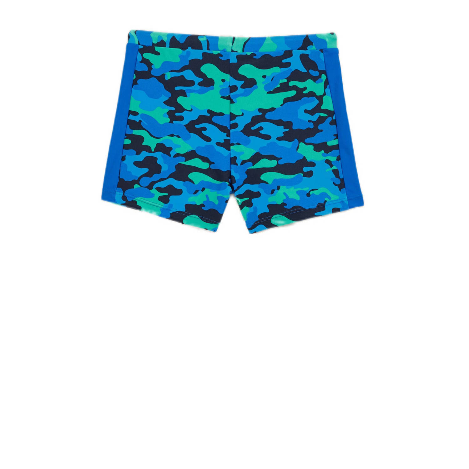 WE Fashion zwemboxer blauw groen