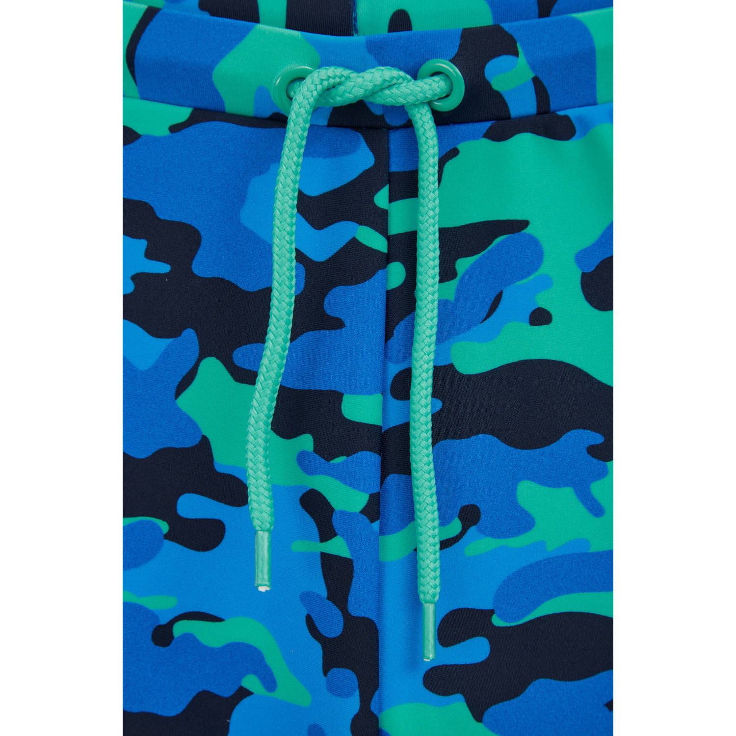 WE Fashion zwemboxer blauw groen