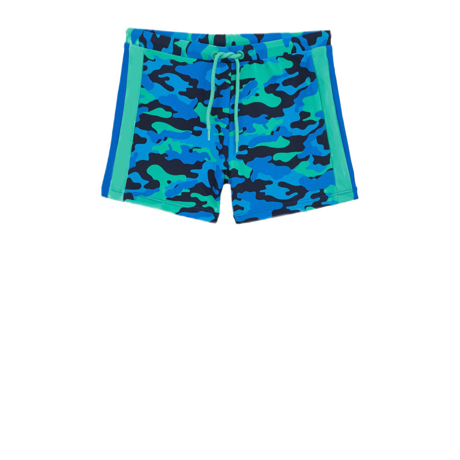 WE Fashion zwemboxer blauw groen