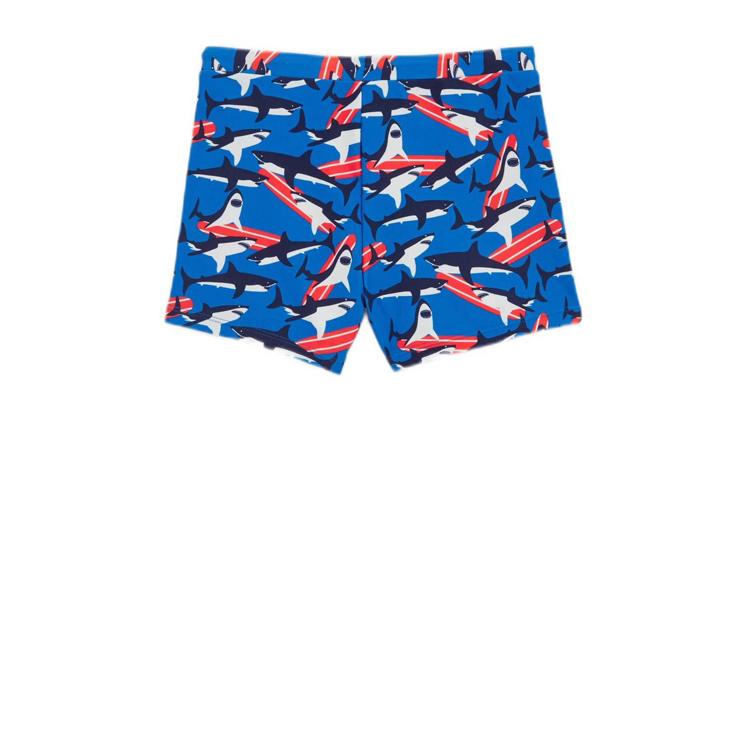 WE Fashion zwemboxer blauw rood